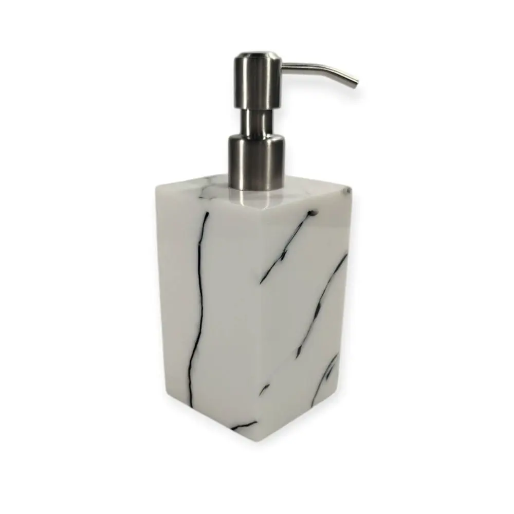 White Marble @P BD712 Soap Pump