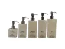 soap dispenser - square | pearl swirl