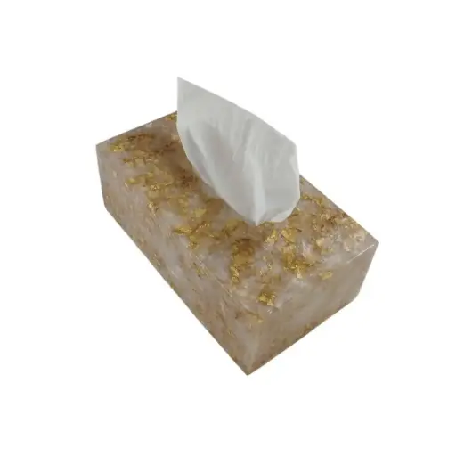 Rect Tissue Box   | Pearl Essence [92H x 255W x140D, 7mm]