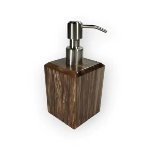 champagne | square dispensers 10H x 7L x 7W (PEARL FLOW, White, st)