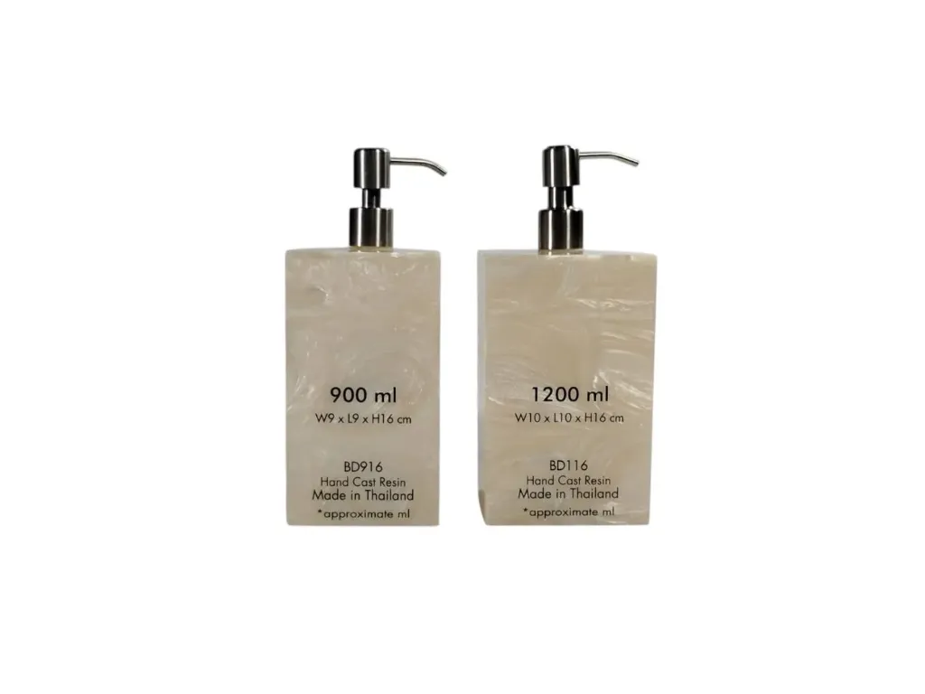 pearlescent soap pump 7707 (white pearl)