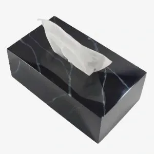 Rectangle Tissue Box LINEA | Vein Marble