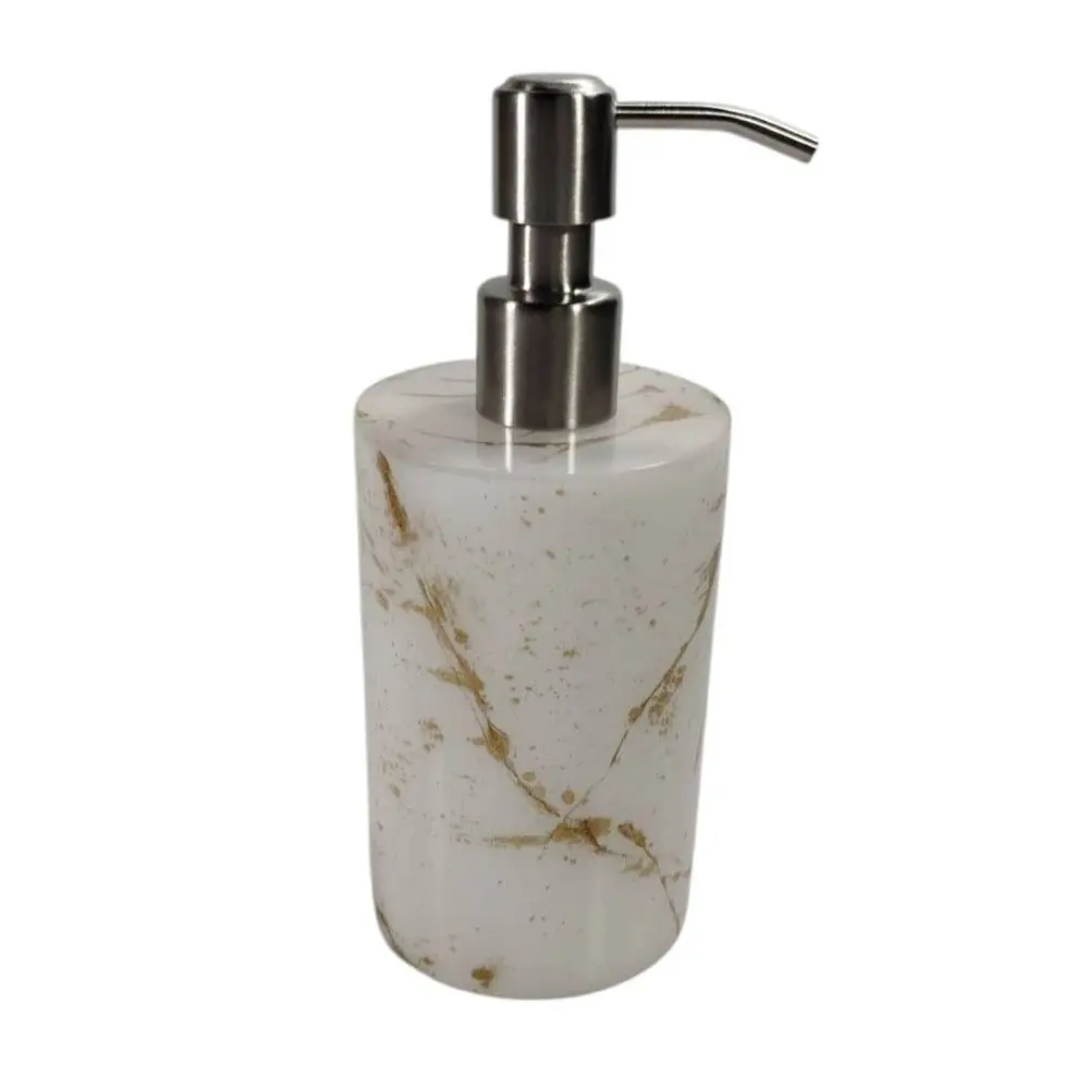 White Gold Veil RONDO Soap Pump