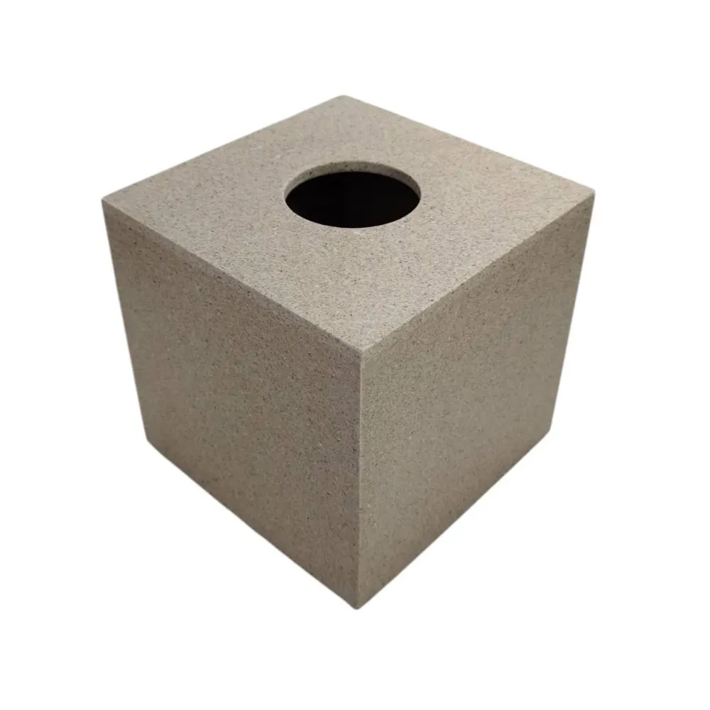 Speckle Rice Husk CUBB Tissue Box