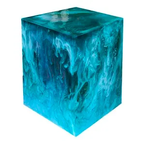 blue hawaii CUBE stool